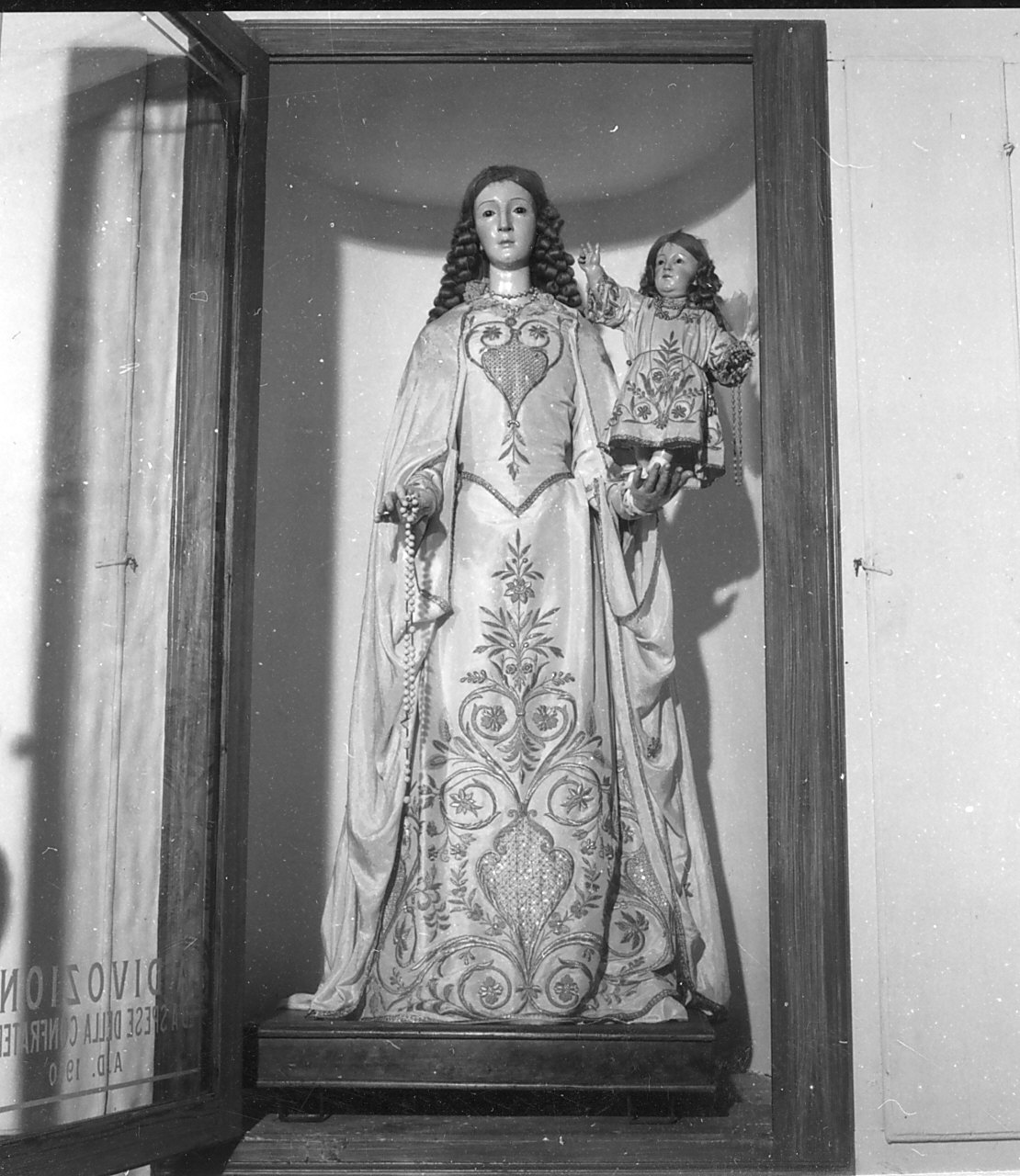 Madonna con Bambino (manichino, opera isolata) - bottega calabrese (sec. XIX)