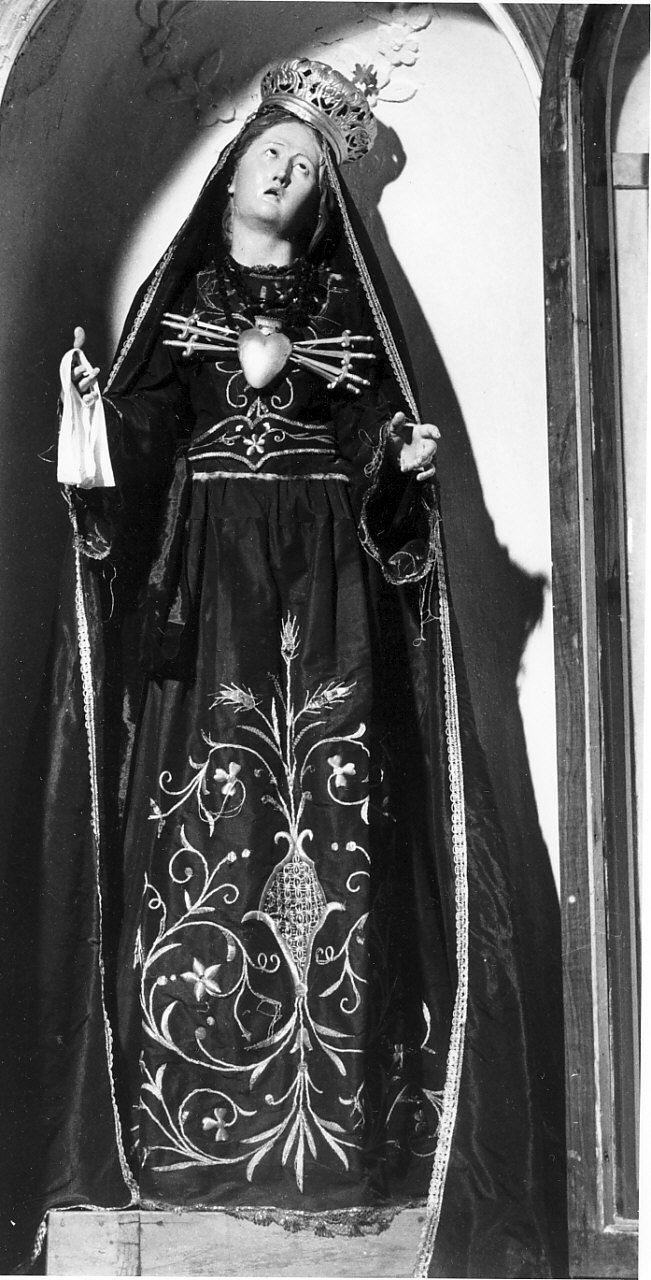 Madonna Addolorata (manichino, opera isolata) - bottega calabrese (sec. XIX)
