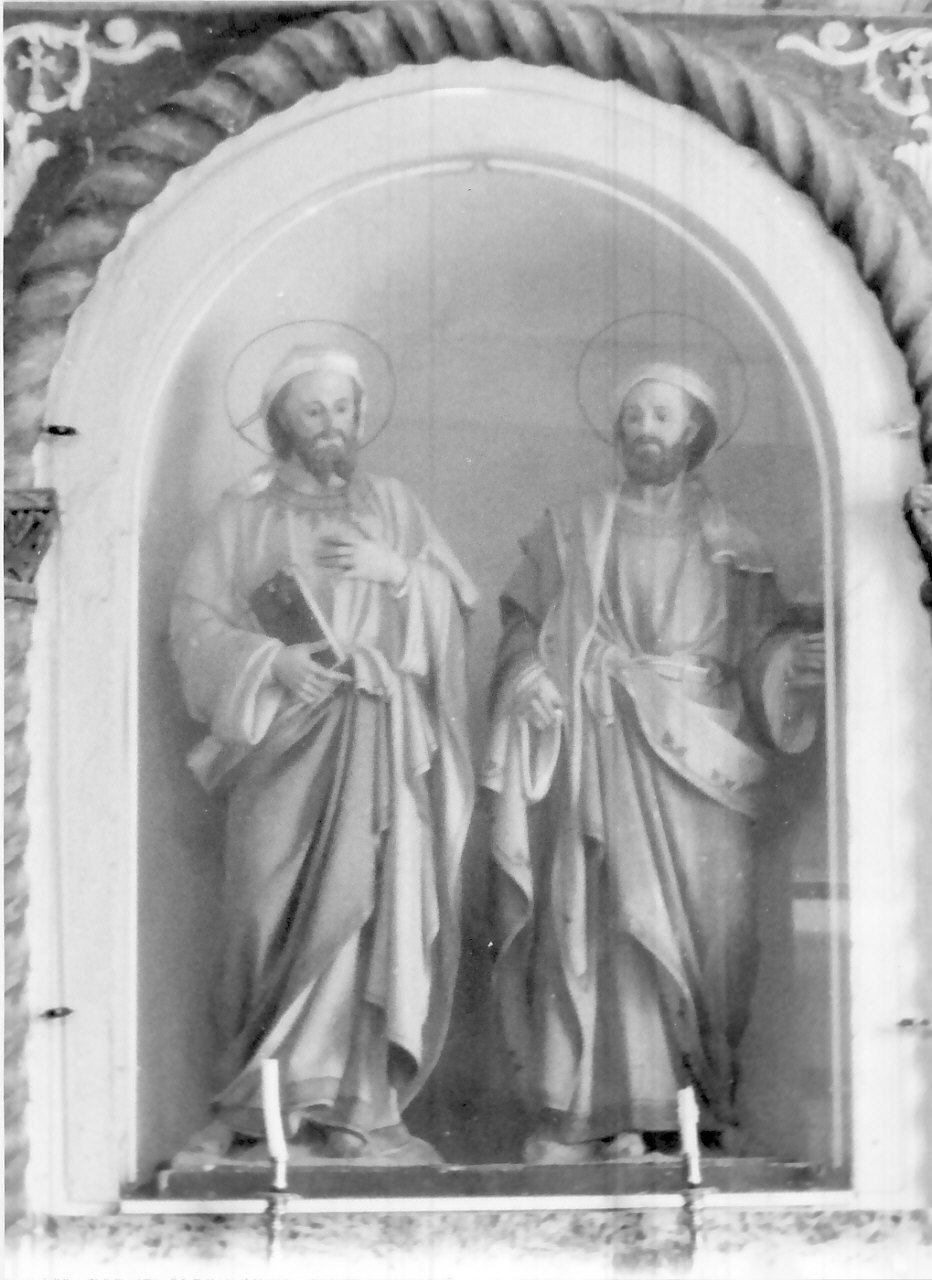 Santi Cosma e Damiano (gruppo scultoreo, opera isolata) - bottega Italia meridionale (fine/inizio secc. XIX/ XX)