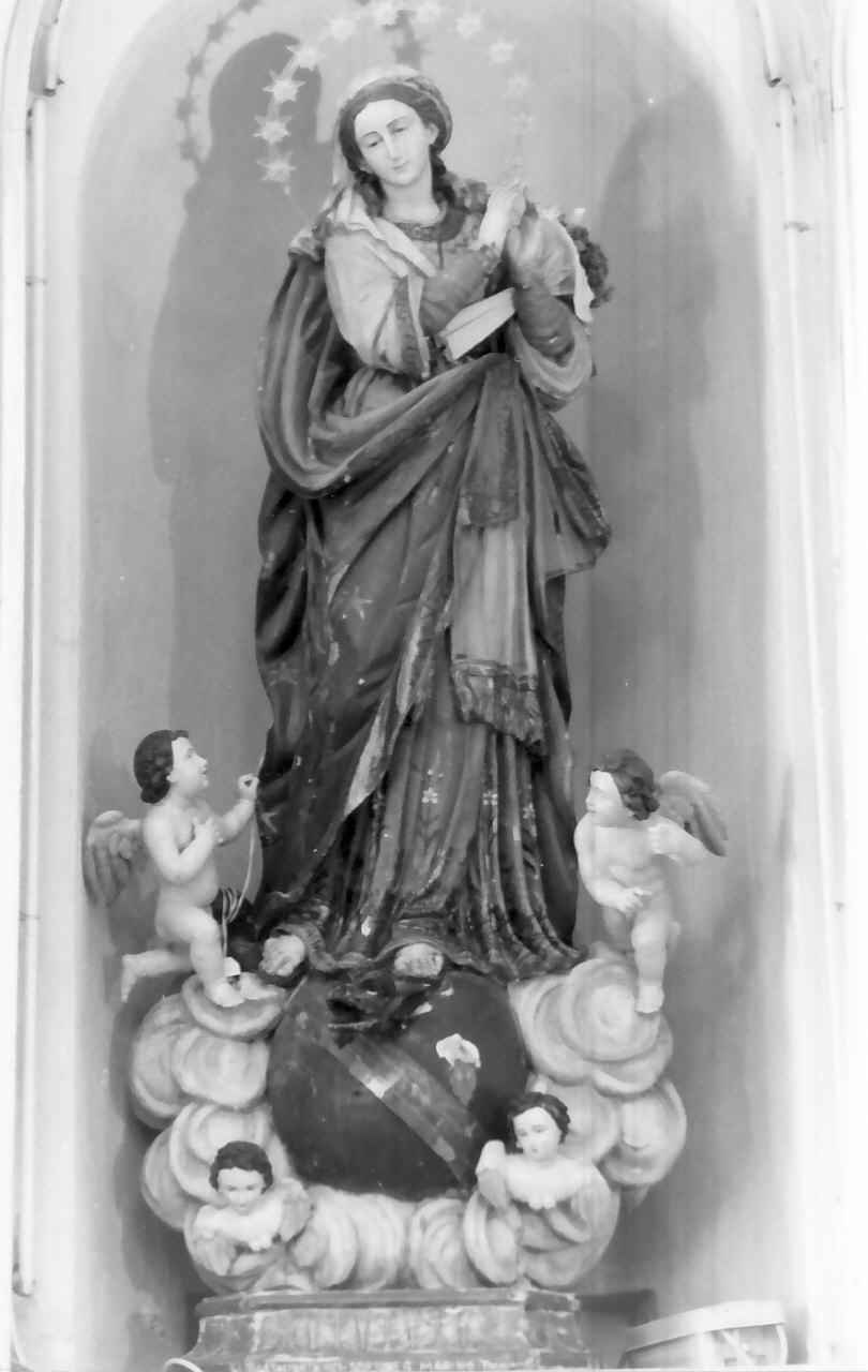 Madonna Immacolata (scultura, opera isolata) - bottega Italia meridionale (sec. XVIII)