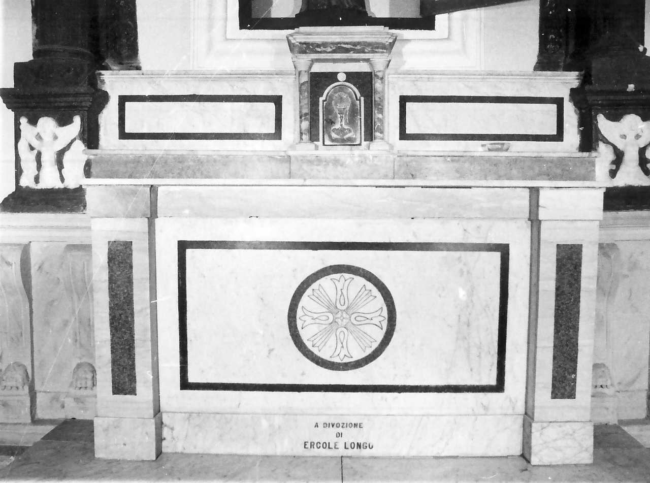 altare, opera isolata - bottega Italia meridionale (fine/inizio secc. XIX/ XX)