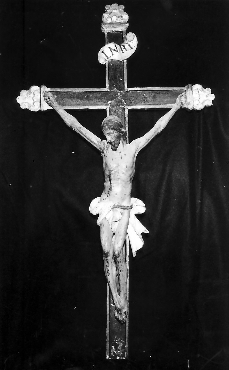 crocifisso, opera isolata - bottega Italia meridionale (sec. XIX)