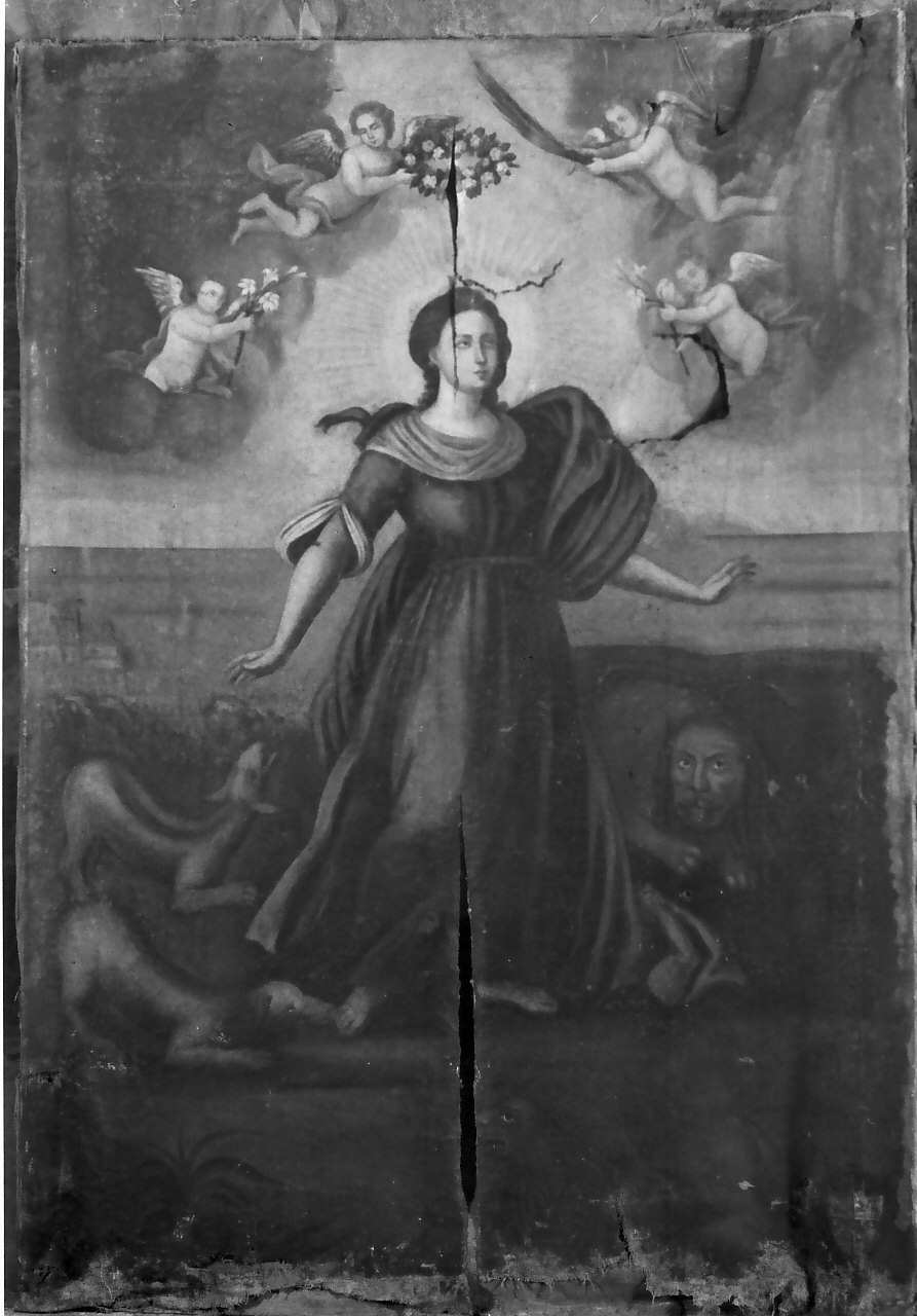 Santa Domenica (dipinto, opera isolata) - ambito Italia meridionale (sec. XIX)