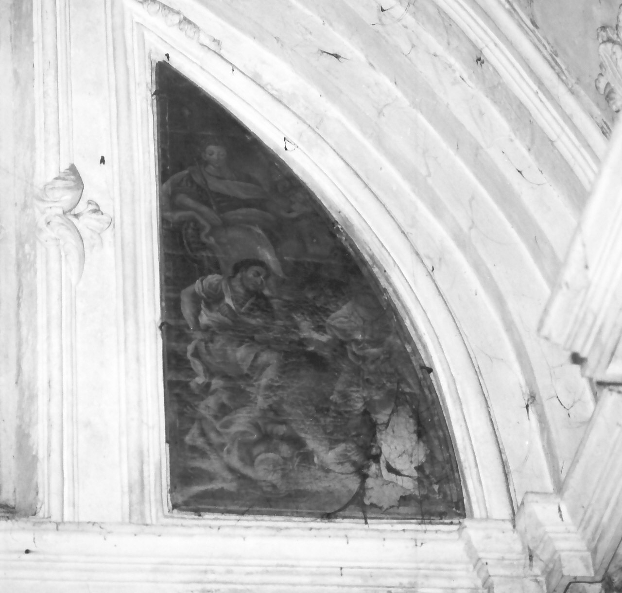 storia di Santa Domenica (dipinto) di Grimaldi Giuseppe (attribuito) (sec. XVIII)