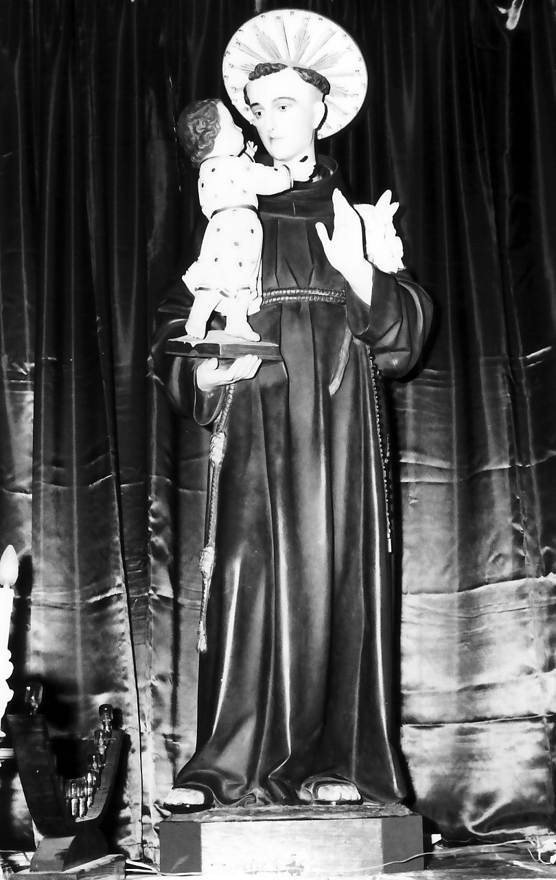 Sant'Antonio da Padova (statua, opera isolata) - bottega calabrese (sec. XIX)