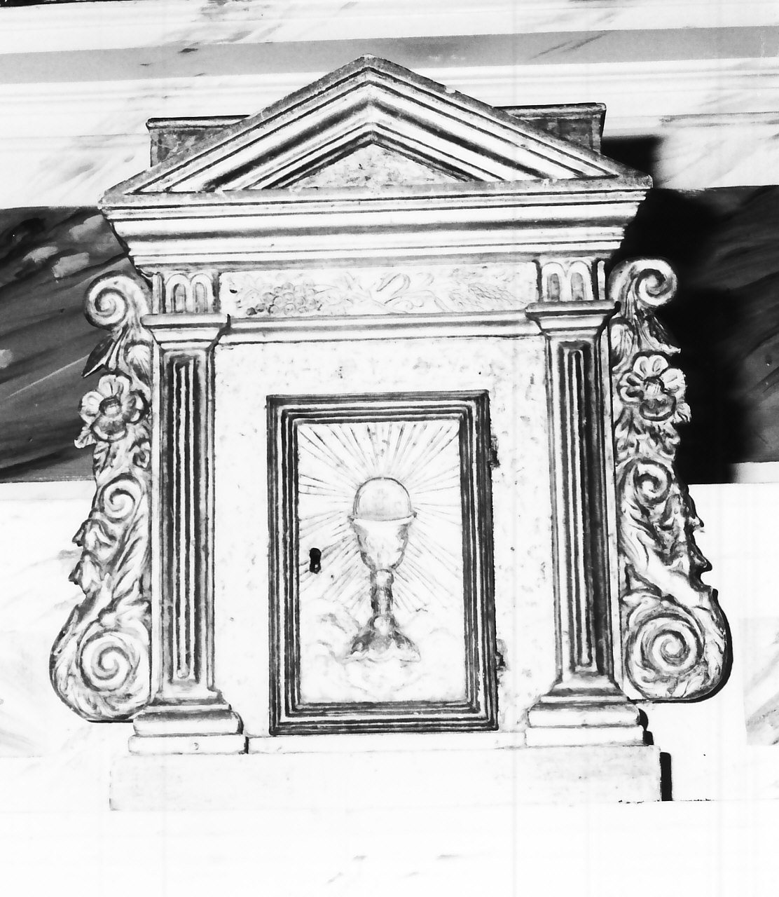 tabernacolo, opera isolata - bottega calabrese (fine/inizio secc. XVIII/ XIX)