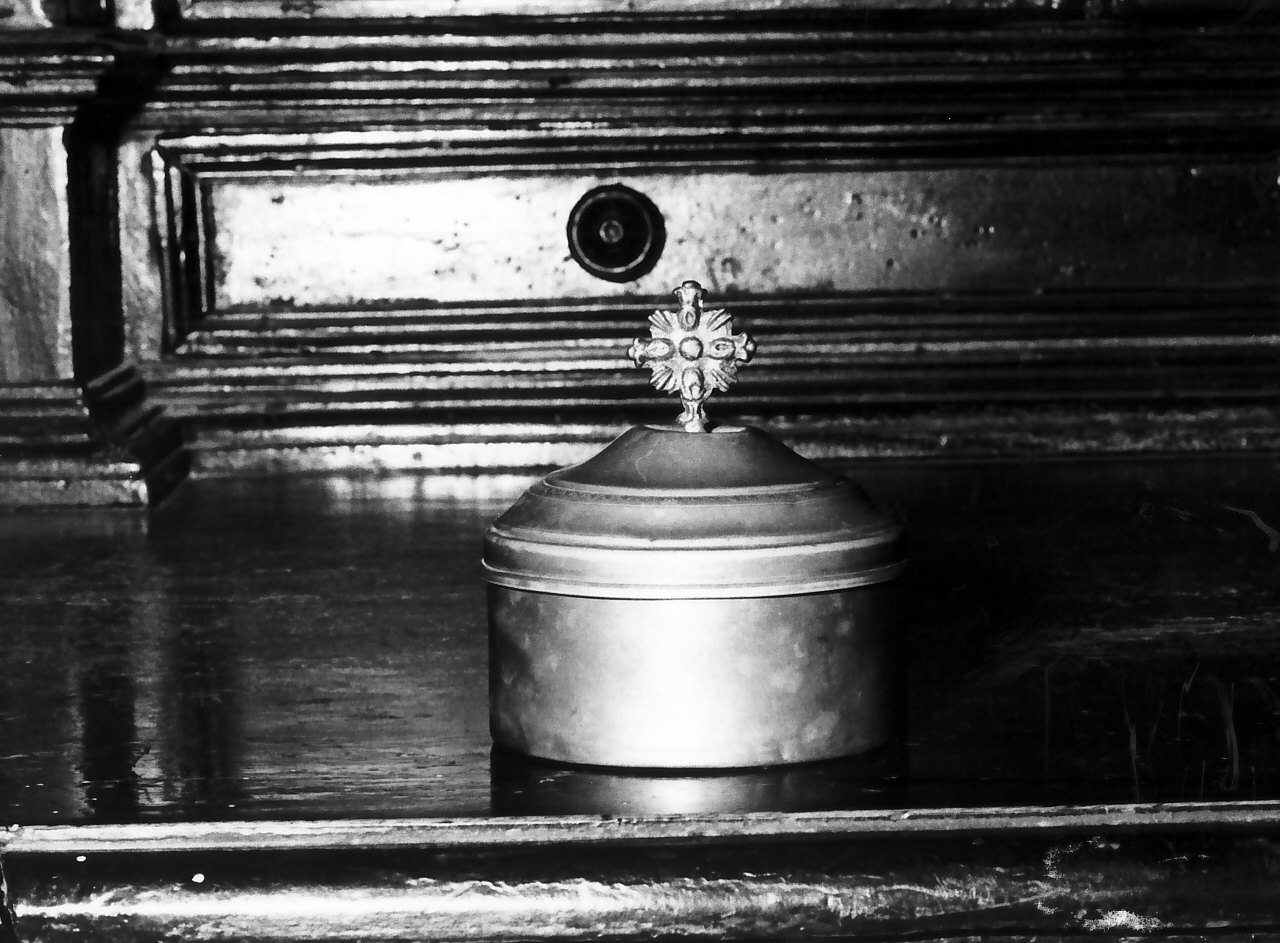 teca eucaristica, opera isolata - bottega calabrese (sec. XIX)