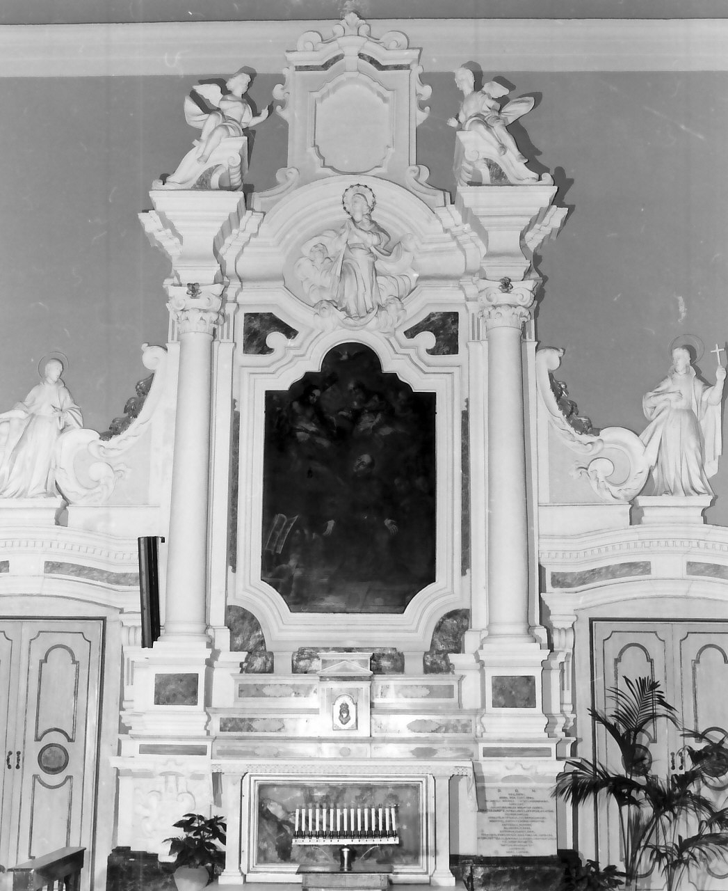 altare, opera isolata - bottega Italia meridionale (fine/inizio secc. XVIII/ XIX)