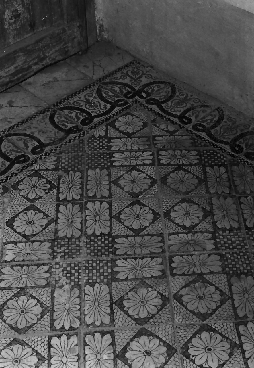 pavimento a mattonelle, opera isolata - bottega calabrese (sec. XIX)