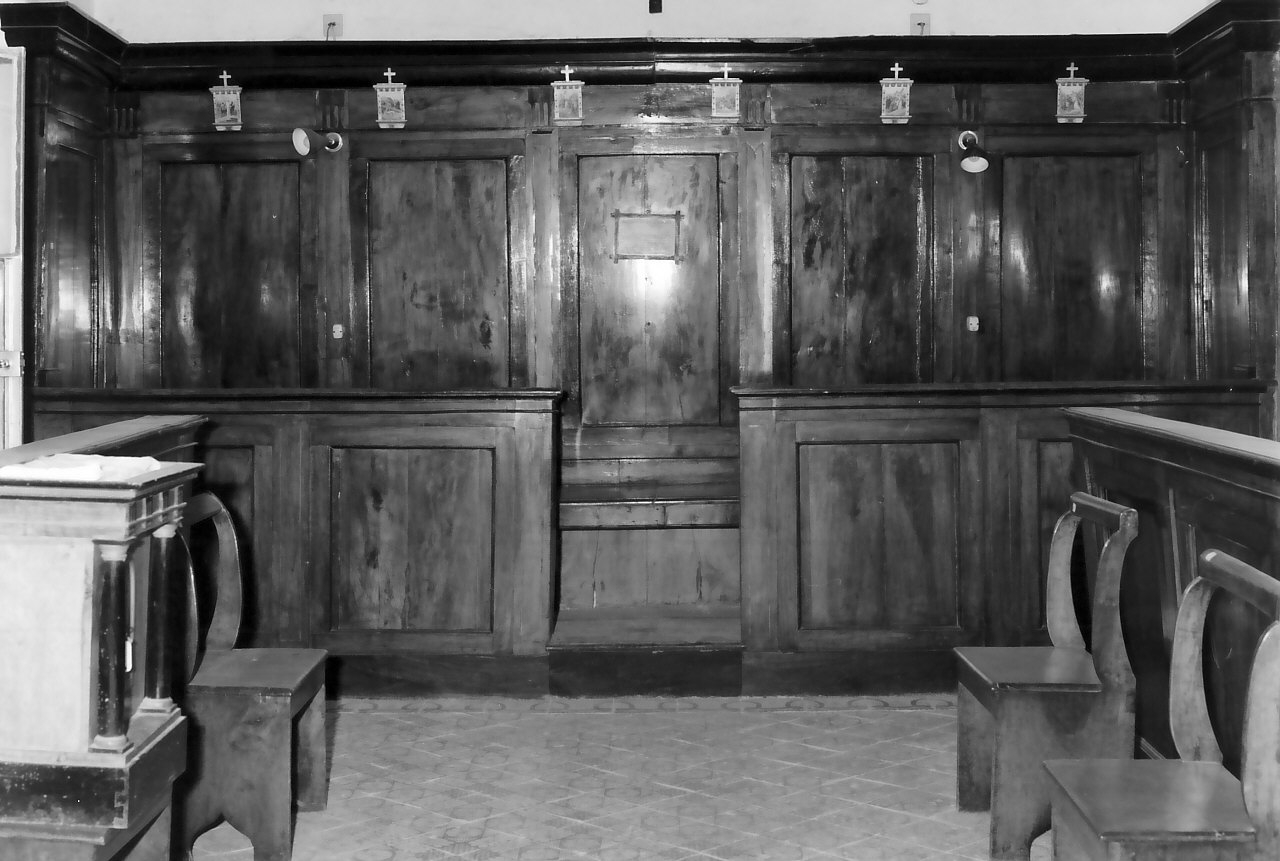 stalli del coro - bottega calabrese (sec. XIX)