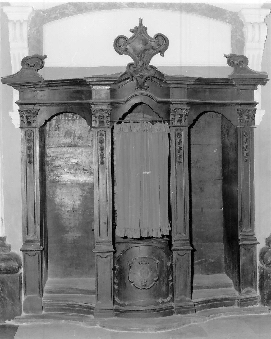 confessionale, serie - bottega calabrese (sec. XVIII)