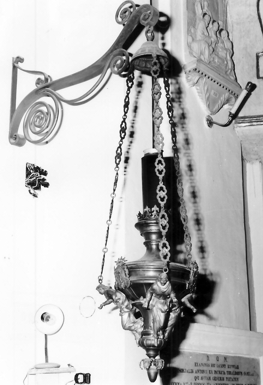 lampada pensile, serie - bottega Italia meridionale (prima metà sec. XIX)