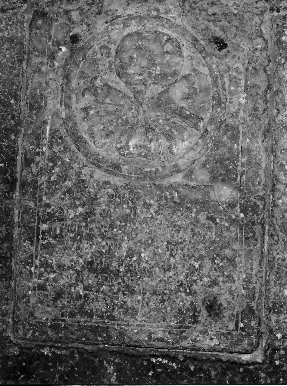 lapide tombale, opera isolata - bottega calabrese (sec. XIX)