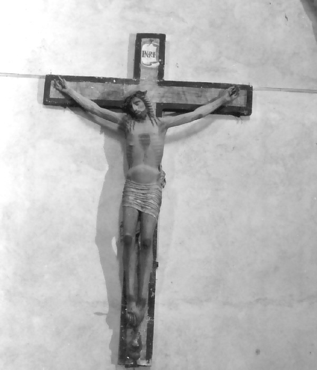 crocifisso, opera isolata - bottega Italia meridionale (sec. XV)