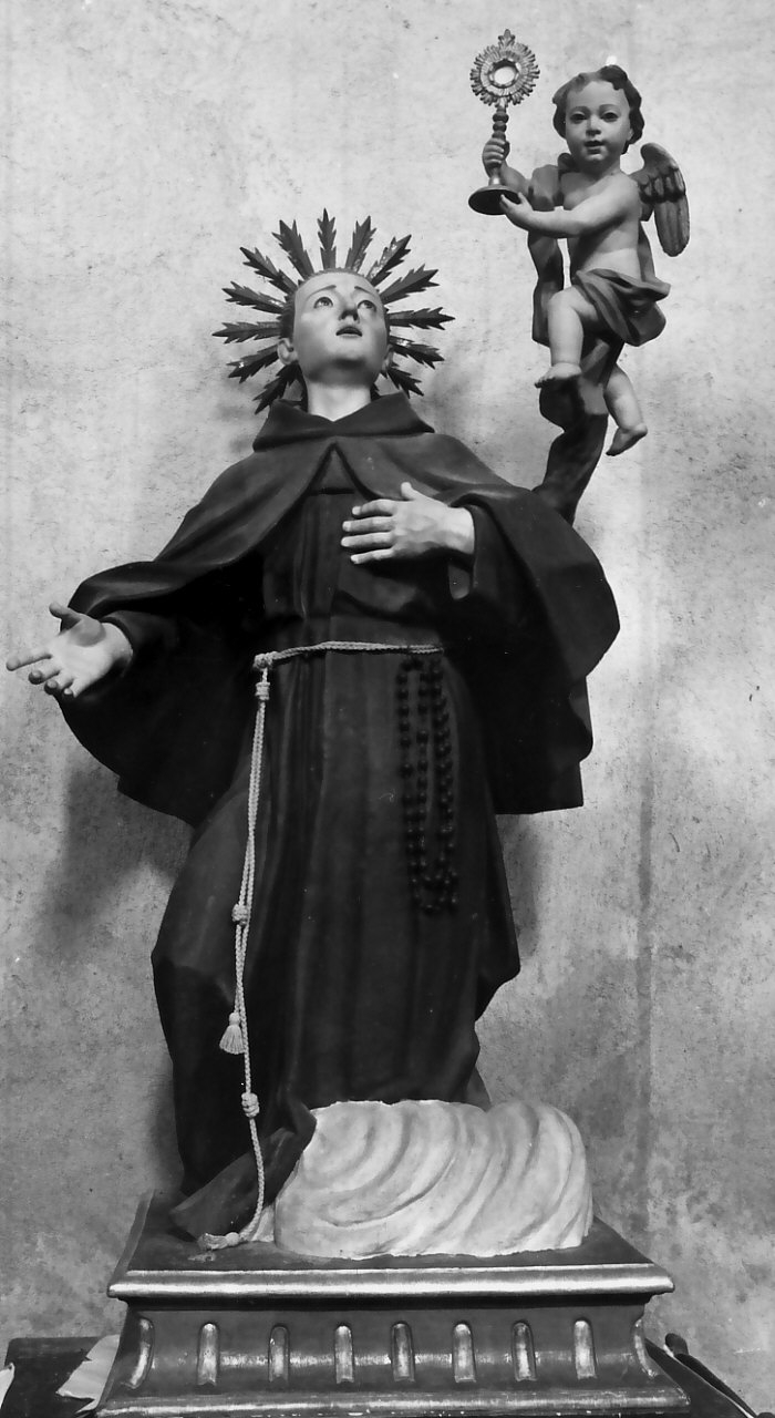 San Pasquale Baylon (statua, opera isolata) - bottega Italia meridionale (sec. XIX)