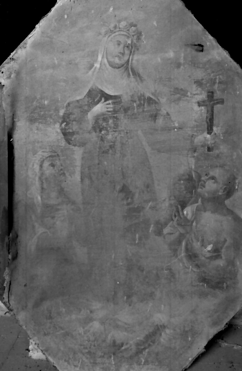 Santa Rosa da Lima (dipinto, opera isolata) - ambito Italia meridionale (sec. XVIII)