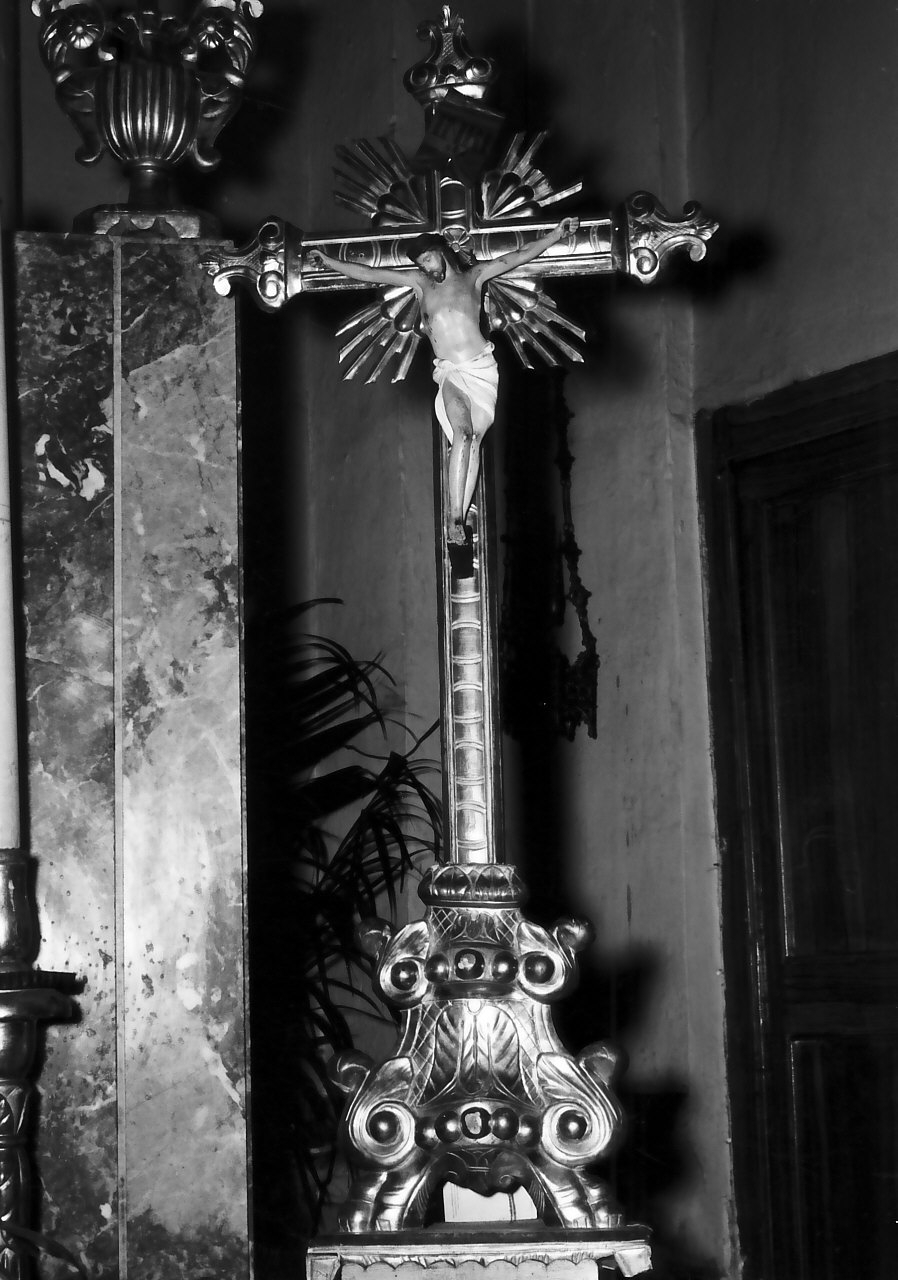 crocifisso, opera isolata - bottega calabrese (sec. XVIII)