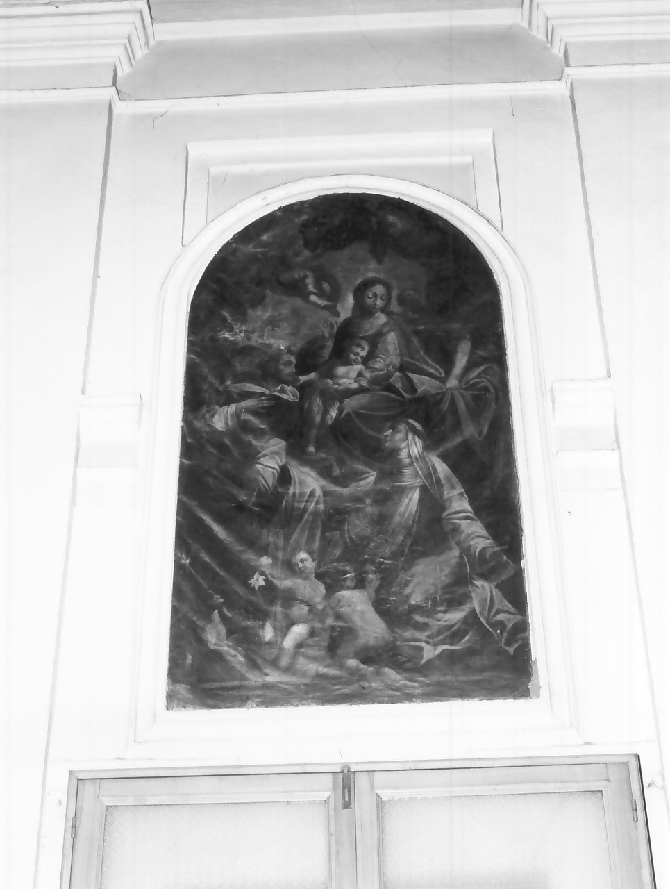 Madonna con Bambino e Santi (dipinto, opera isolata) - ambito Italia meridionale (fine/inizio secc. XVIII/ XIX)