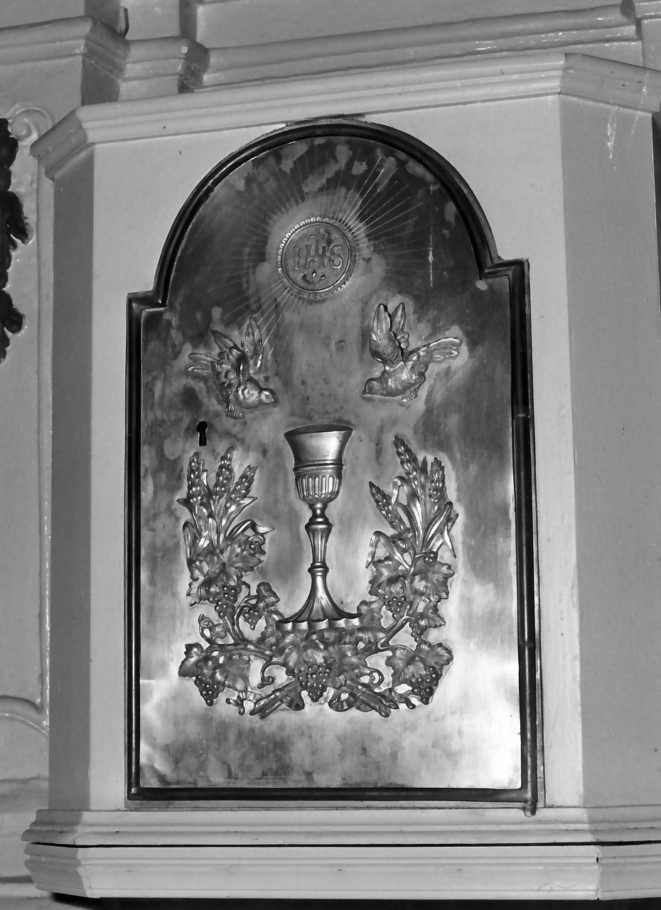 sportello di tabernacolo, opera isolata di Bottega Catello (sec. XIX)