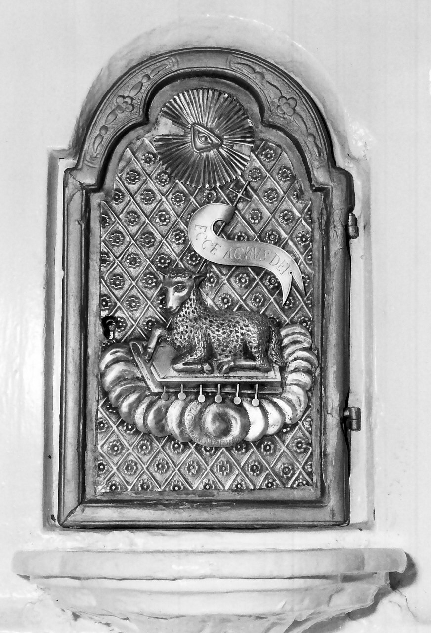 sportello di tabernacolo, opera isolata di Licandro Eugenio (sec. XIX)