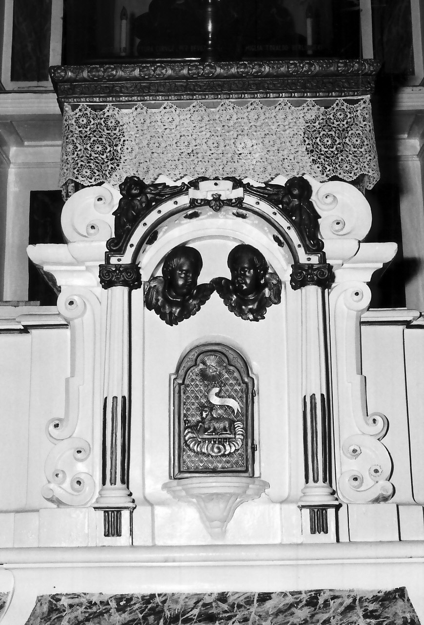 tabernacolo, opera isolata - bottega calabrese (sec. XIX)