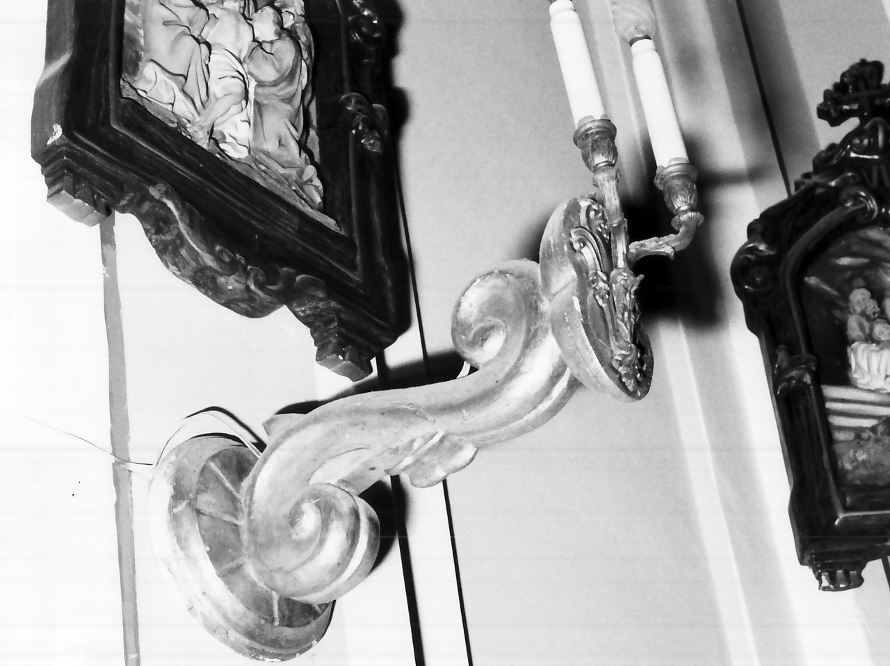 candelabro, serie - bottega calabrese (sec. XIX)