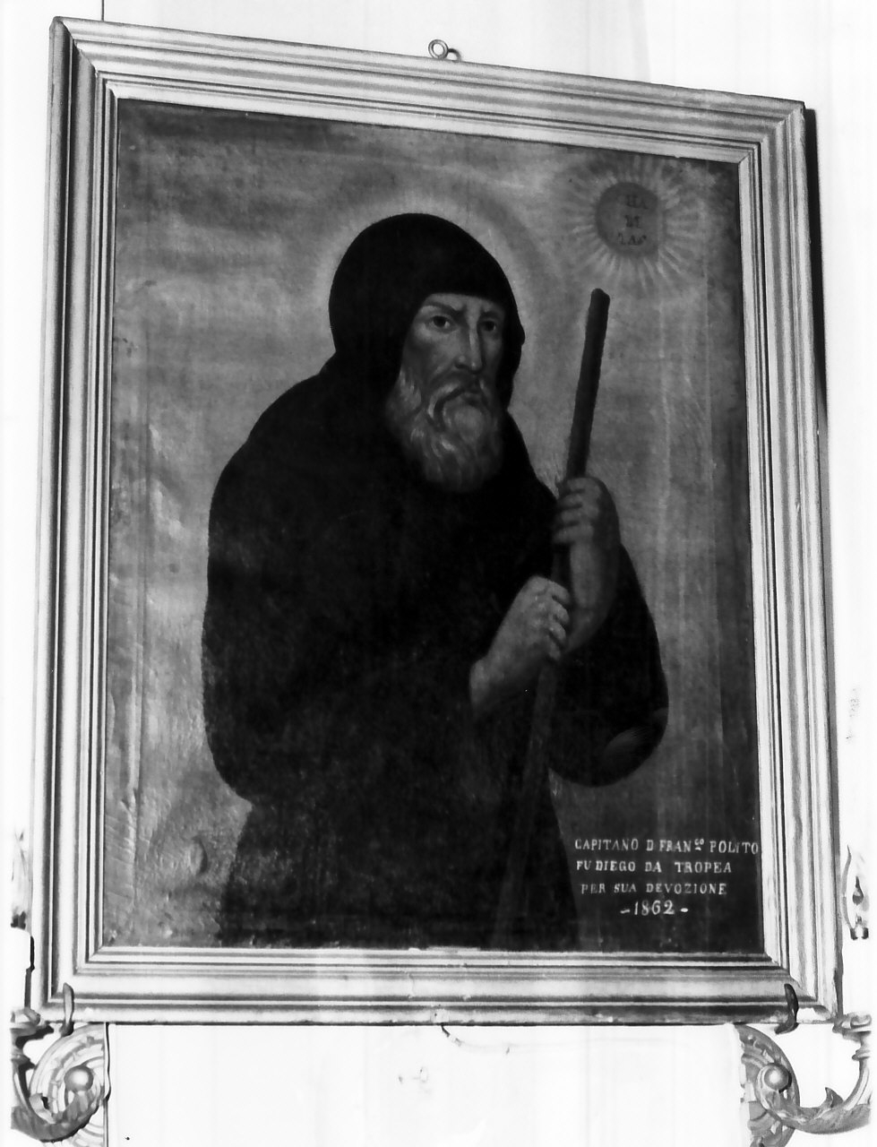 San Francesco di Paola (dipinto, opera isolata) - ambito calabrese (sec. XIX)