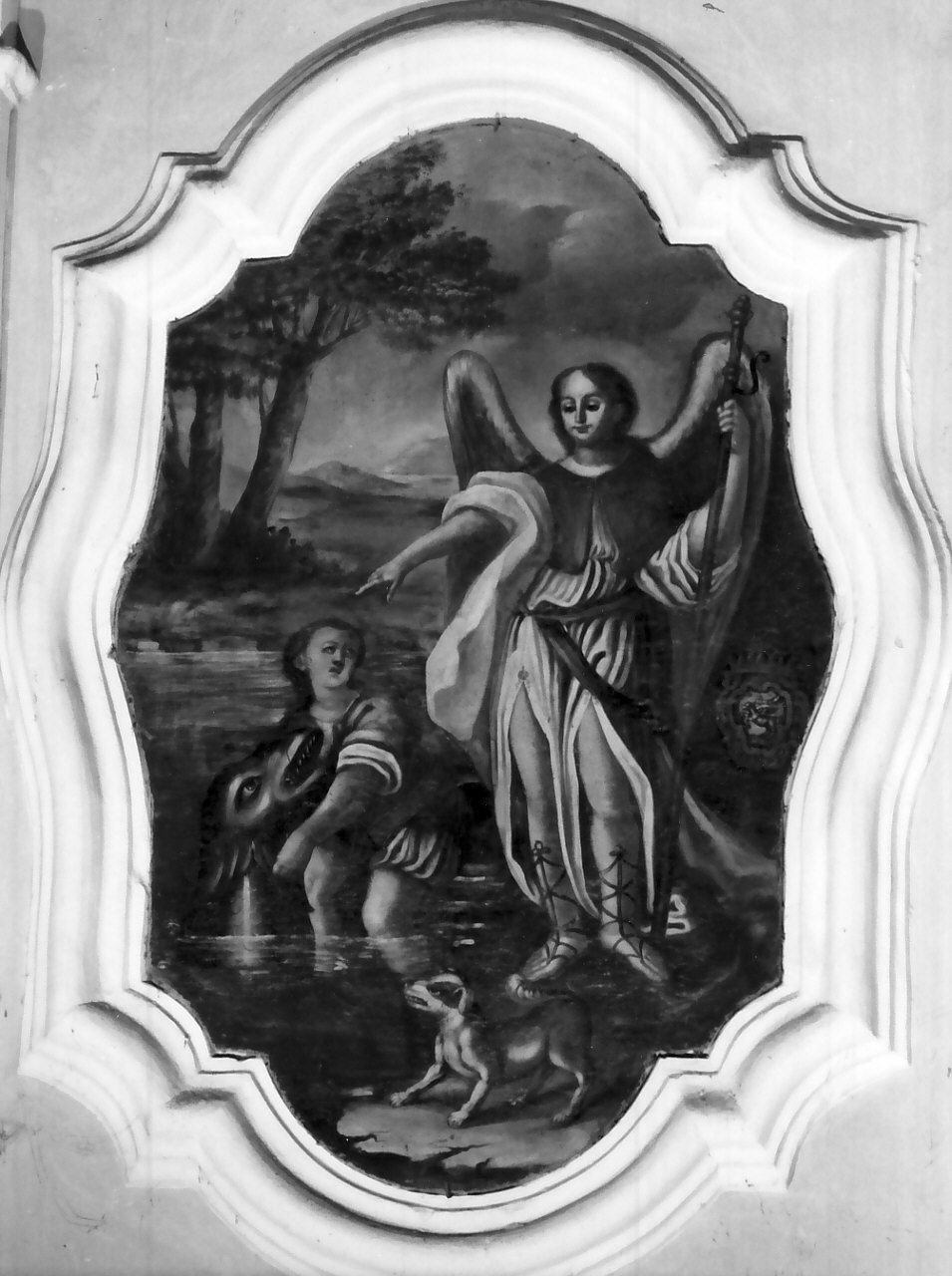 Tobia e San Raffaele arcangelo (dipinto, opera isolata) - ambito Italia meridionale (sec. XVIII)