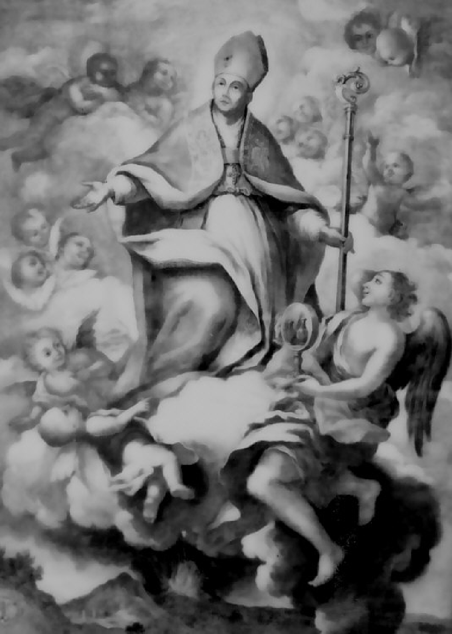 San Gennaro (dipinto, opera isolata) di Grimaldi Giuseppe (sec. XVIII)