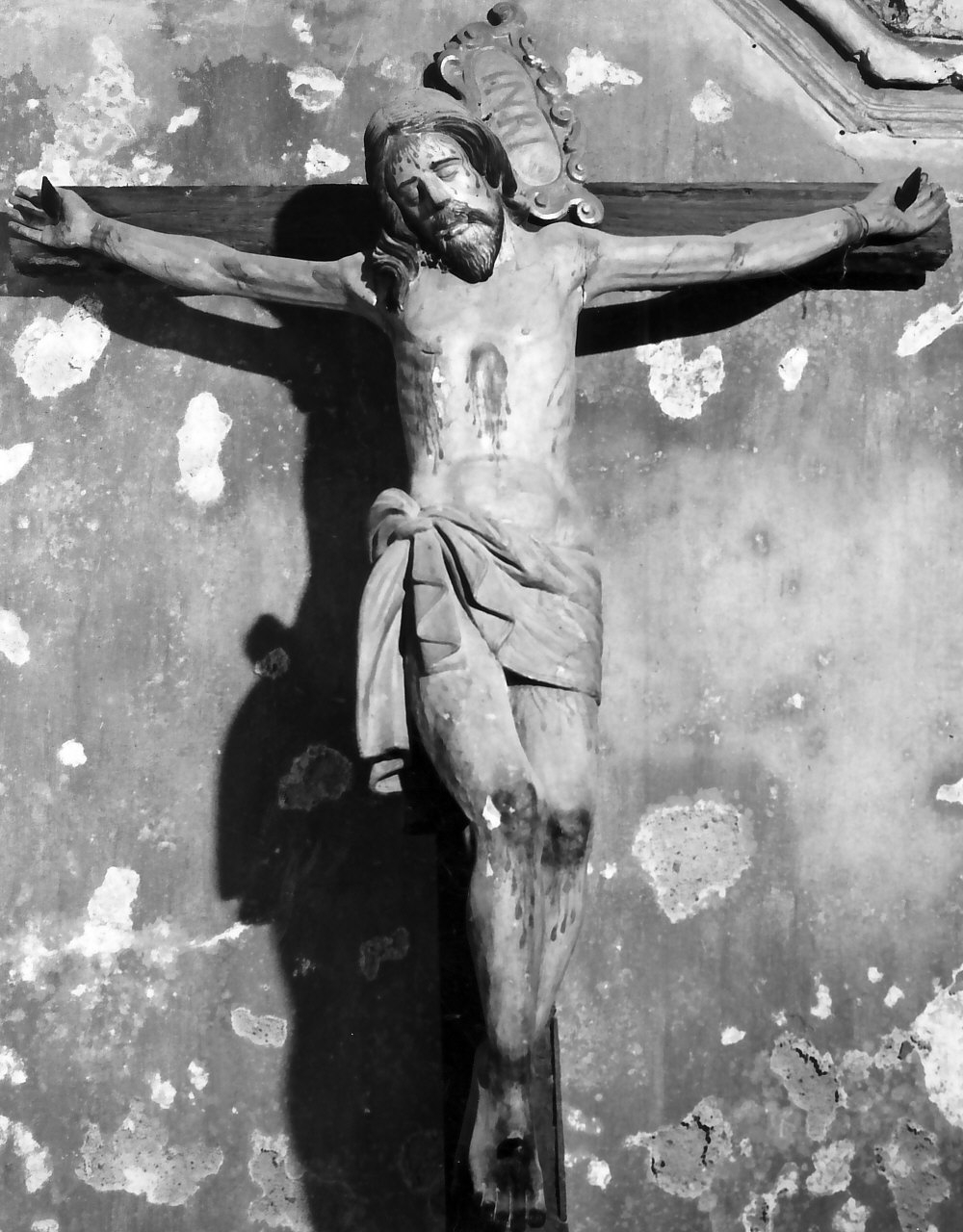 crocifisso, opera isolata - bottega Italia meridionale (sec. XVIII)