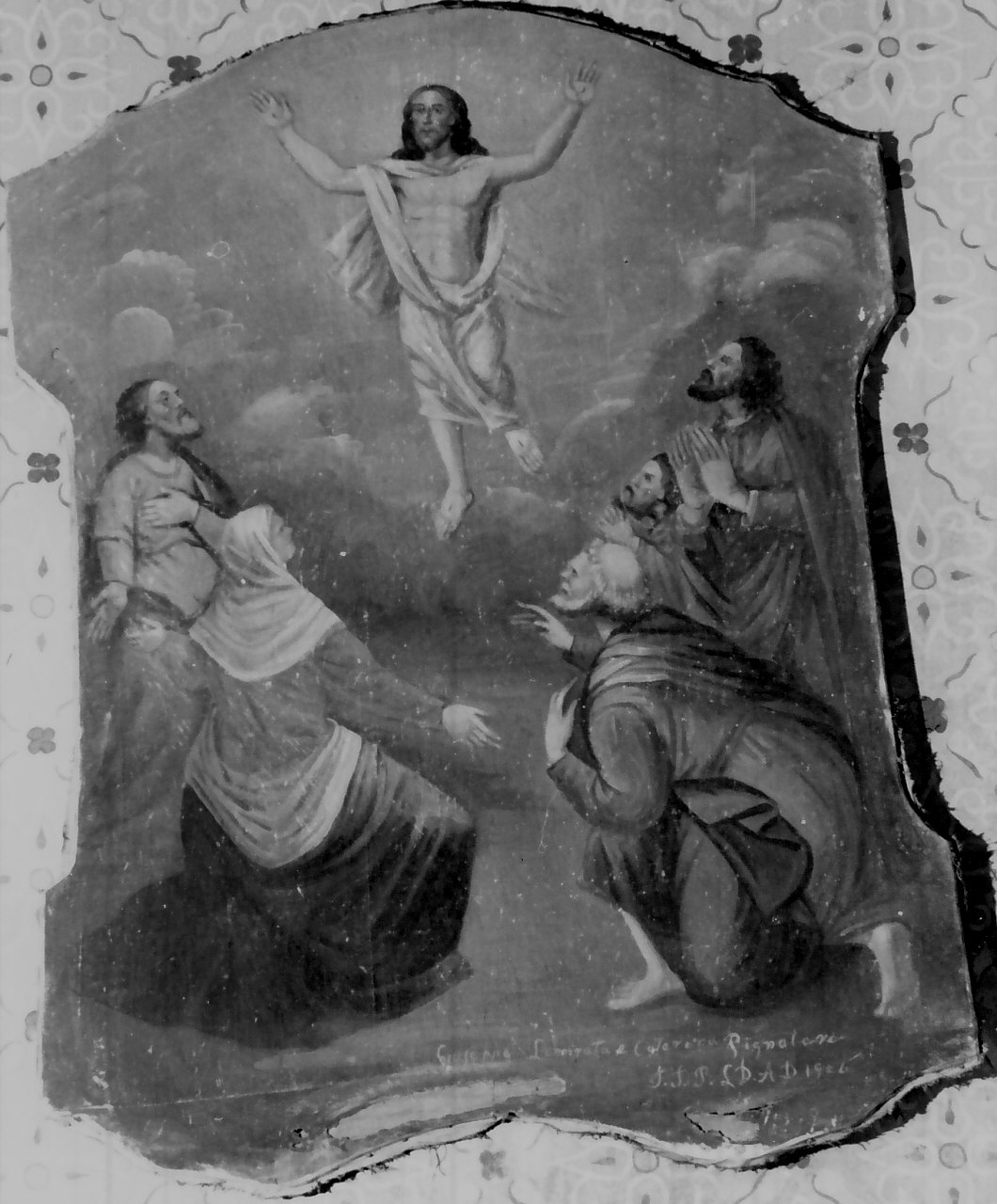 ascensione di Cristo (dipinto, opera isolata) - ambito Italia meridionale (sec. XX)