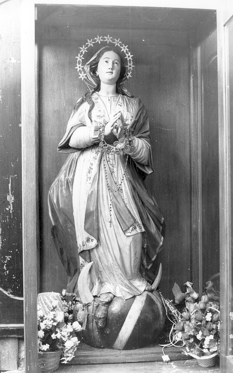 Madonna Immacolata (statua, opera isolata) - bottega Italia meridionale (metà sec. XVIII)