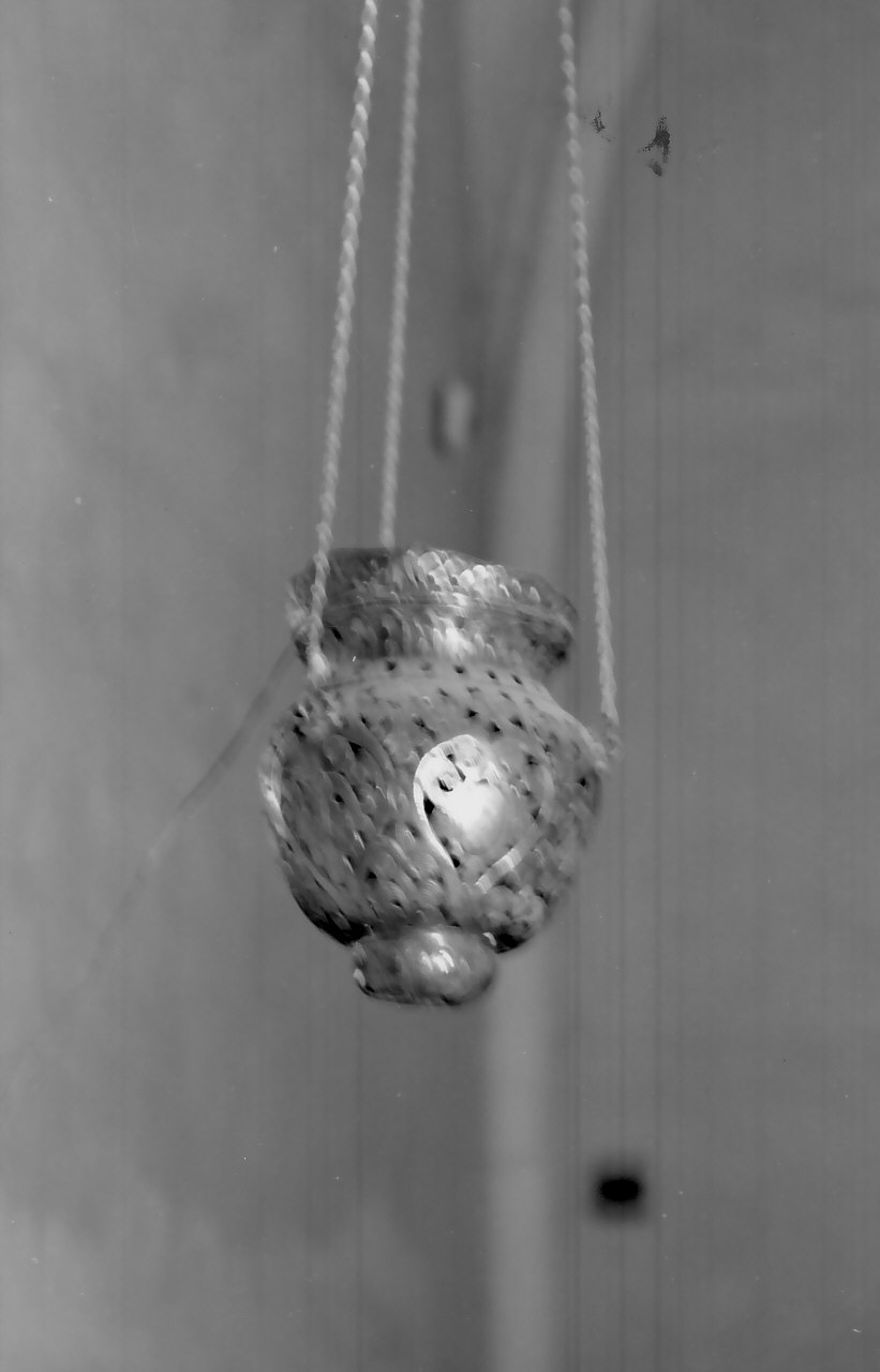 lampada, coppia - bottega calabrese (sec. XVIII, sec. XIX)