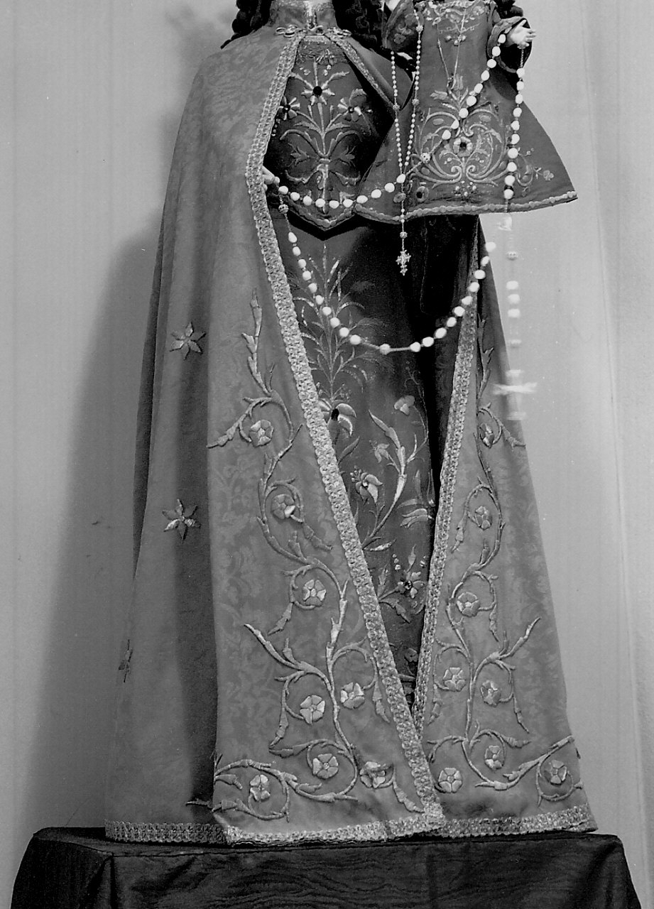 veste da statua, opera isolata - manifattura Italia meridionale (sec. XIX)