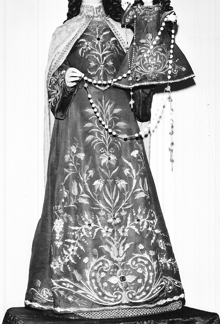 veste da statua, opera isolata - manifattura Italia meridionale (sec. XIX)