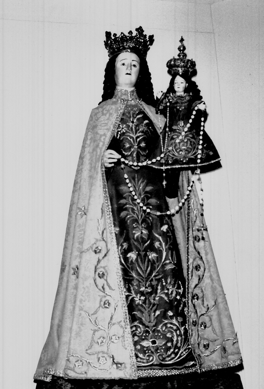 Madonna del Rosario (manichino, opera isolata) - bottega Italia meridionale (sec. XIX)