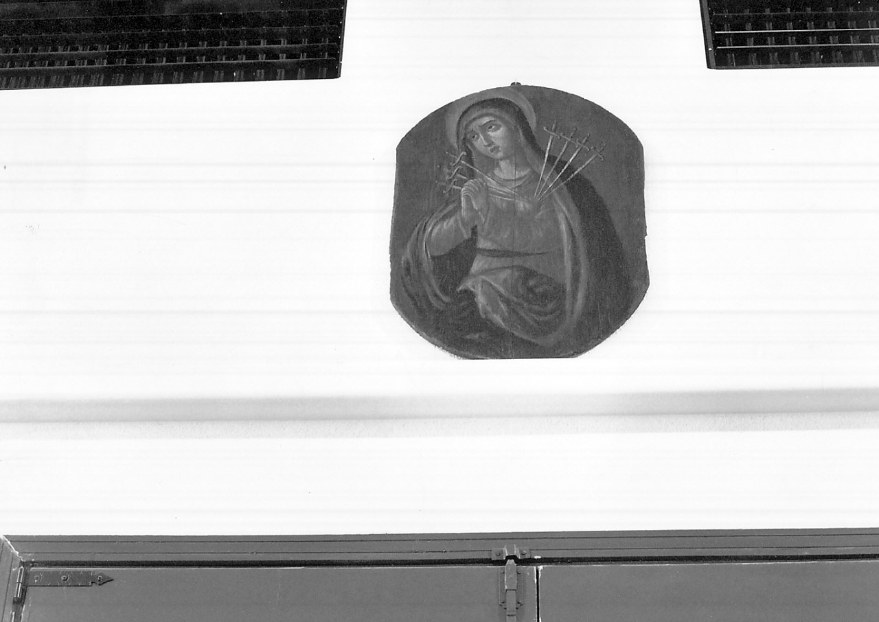 Madonna Addolorata (dipinto, opera isolata) - ambito calabrese (sec. XIX)