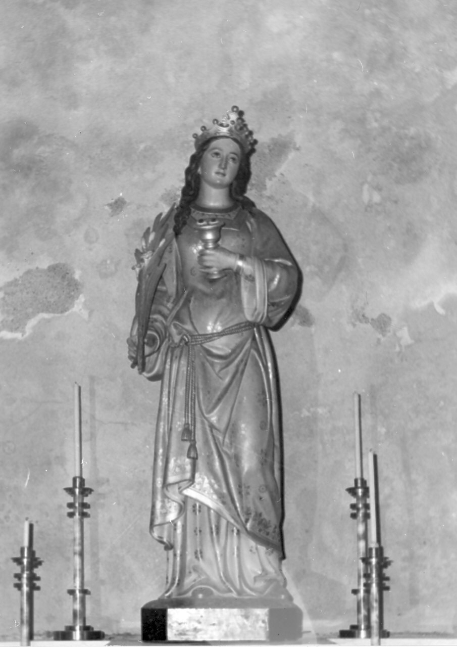Santa Lucia (statua, opera isolata) - bottega romana (sec. XX)