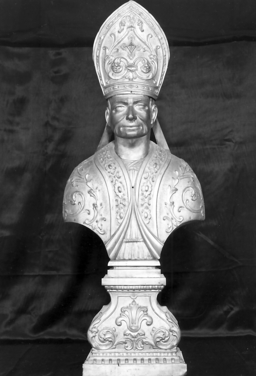 vescovo (reliquiario - a busto, opera isolata) - bottega calabrese (primo quarto sec. XX)