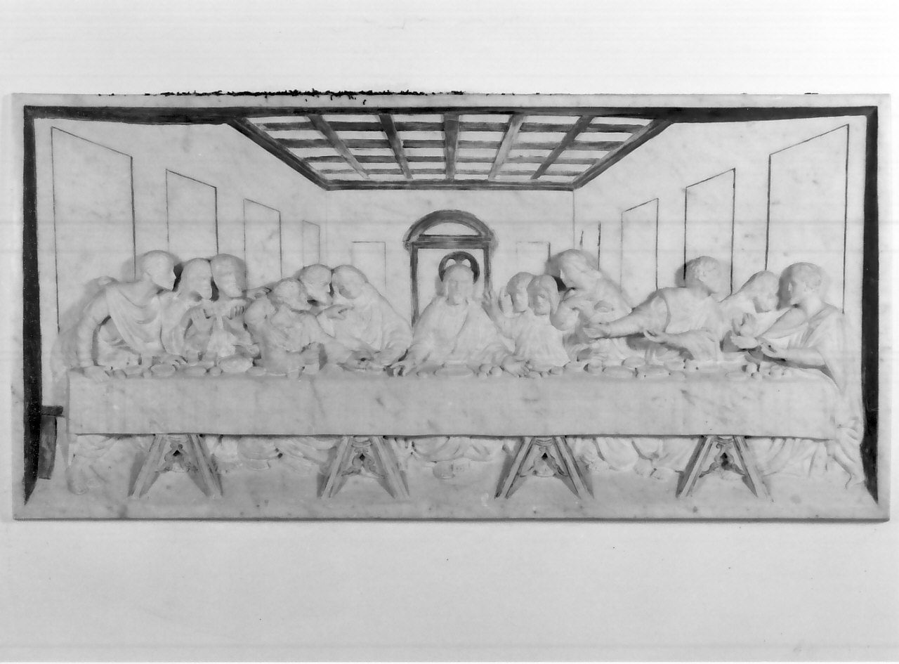 ultima cena (rilievo, opera isolata) - bottega calabrese (sec. XX)