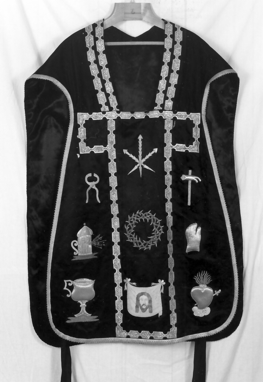 paramento liturgico, insieme - manifattura Italia meridionale (seconda metà sec. XIX)