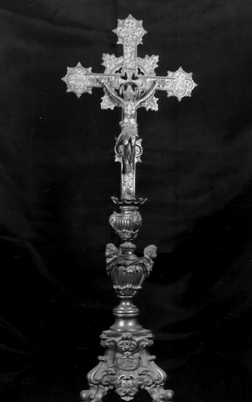 crocifisso, opera isolata - bottega Italia meridionale (sec. XIX)