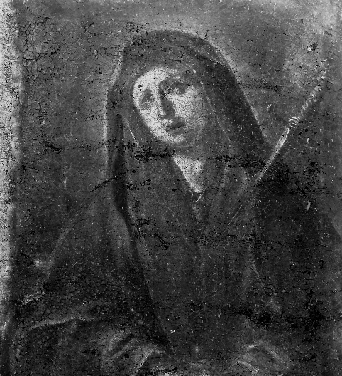 Madonna Addolorata (dipinto, opera isolata) - ambito calabrese (sec. XIX)