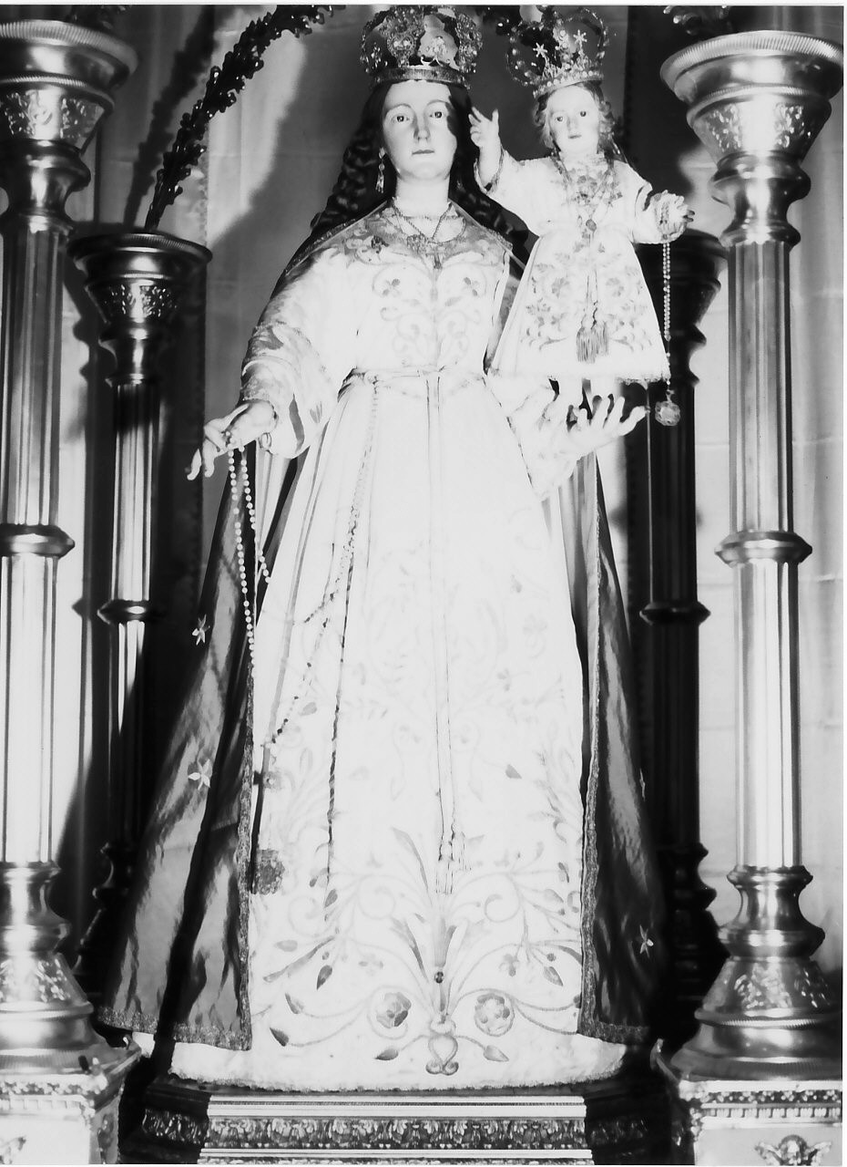 Madonna del Rosario (manichino, opera isolata) - bottega Italia meridionale (seconda metà sec. XVIII)