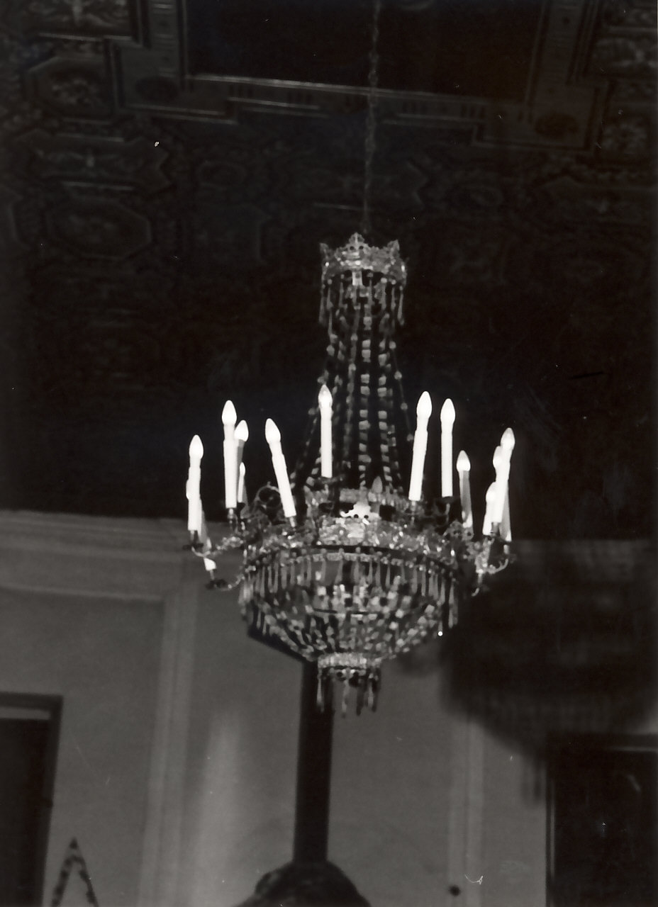 lampadario, opera isolata - bottega Italia meridionale (sec. XX)