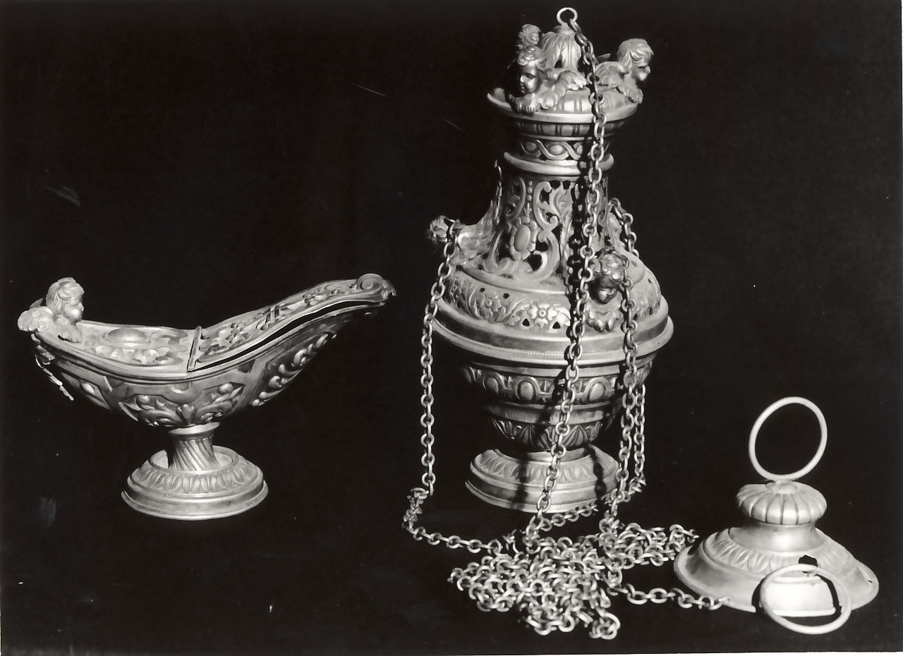 servizio per incensazione, serie - bottega Italia meridionale (sec. XVIII)