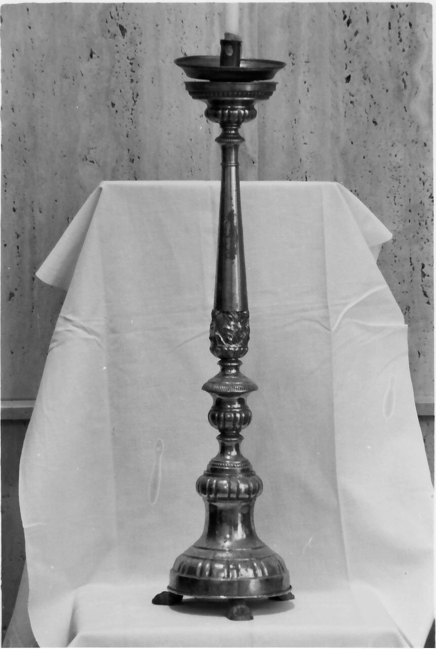 candelabro, serie - bottega Italia meridionale (sec. XIX)