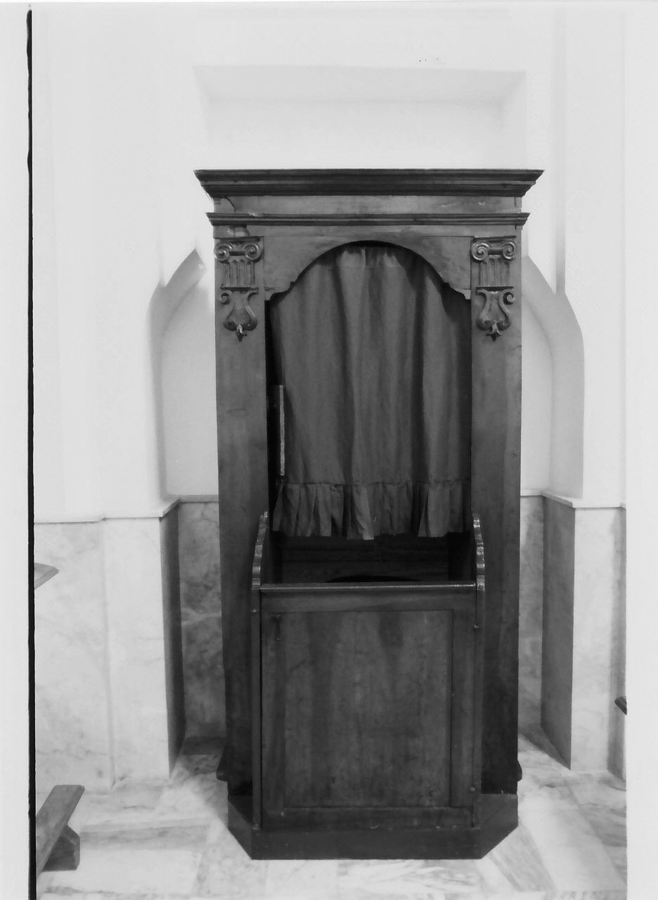 confessionale, opera isolata - bottega calabrese (sec. XX)