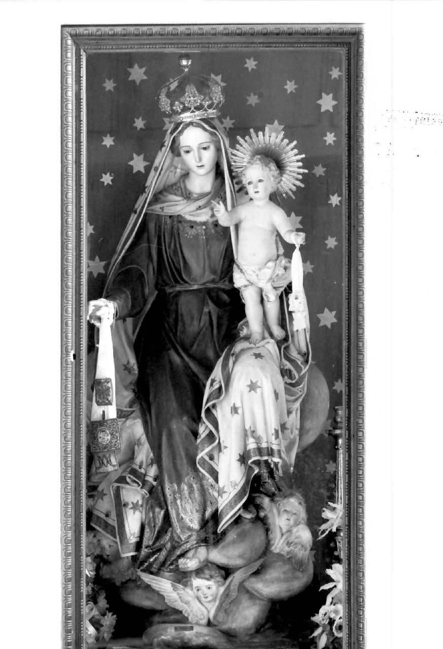 Madonna del Carmelo (statua) di Guacci Luigi (prima metà sec. XX)