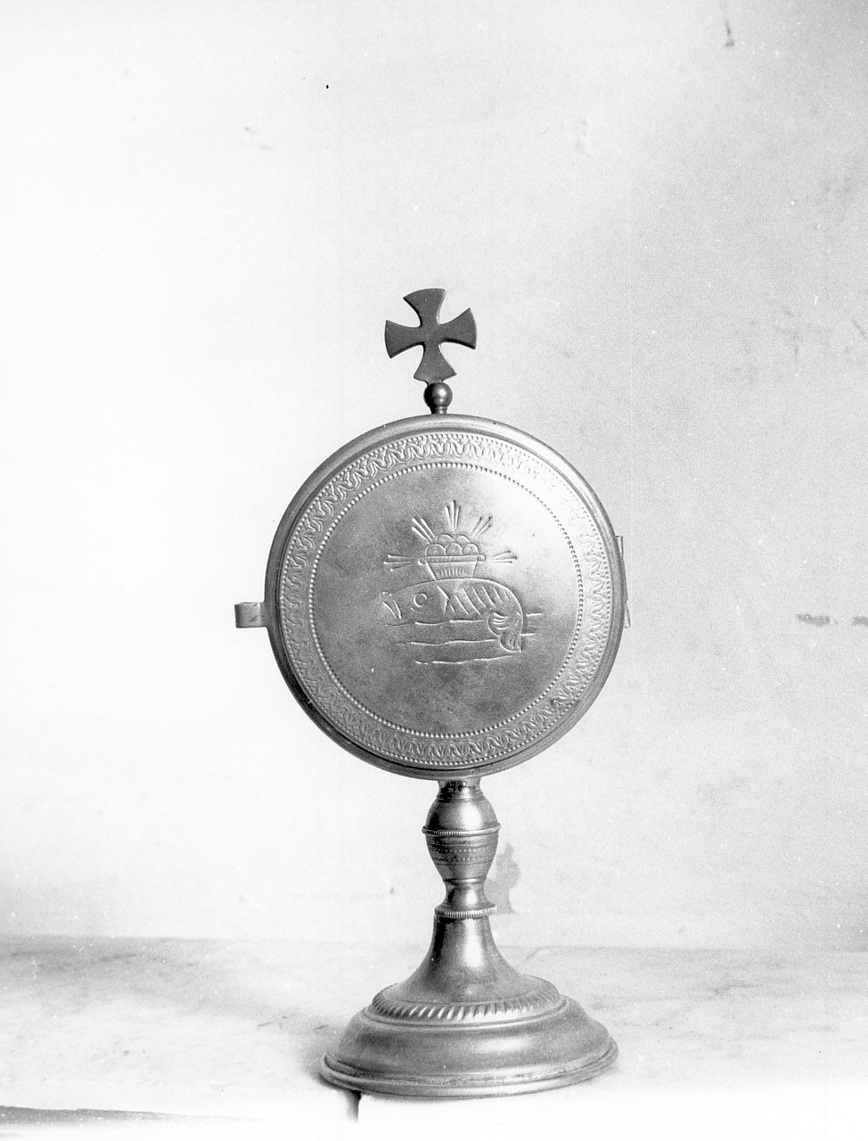 ostensorio, opera isolata - bottega calabrese (sec. XX)